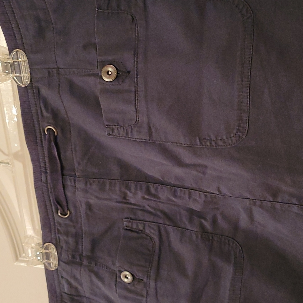 Like New Sonoma Life + Style Charcoal Original Cargo Skort - Picture 7 of 10